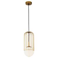 Hängeleuchte Telford H: 37,5cm 1-Flammig - Goldfarben, Basics, Glas/Metall (15/37,5cm) - MAYTONI