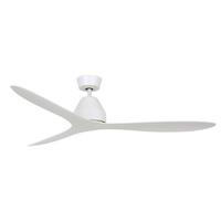 Deckenventilator Whitehaven Weiß 3-Flügel, geräuscharm - Weiß, Basics, Kunststoff (142/27cm)