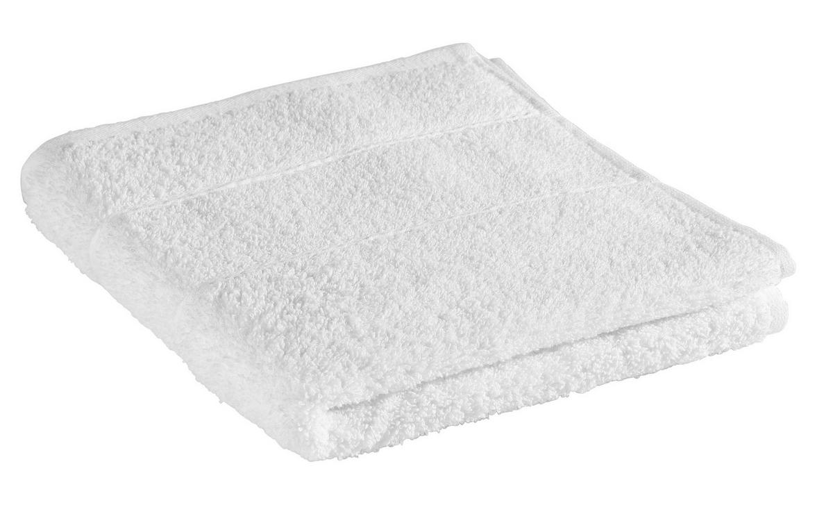 RUČNÍK Melanie, 50/100 cm - bílá, textil (50/100cm) - Modern Living