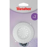 Lefolyószűrő Műanyag - fehér, műanyag