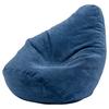 Sedací vak BUZZI, 280L, modrý manšestr - modrá, Basics, textil (120/85/85cm) - Ondega