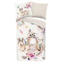 Jugendbettwäsche Meandra Multicolor 135x200 cm - Multicolor, Natur, Textil (135/200cm)