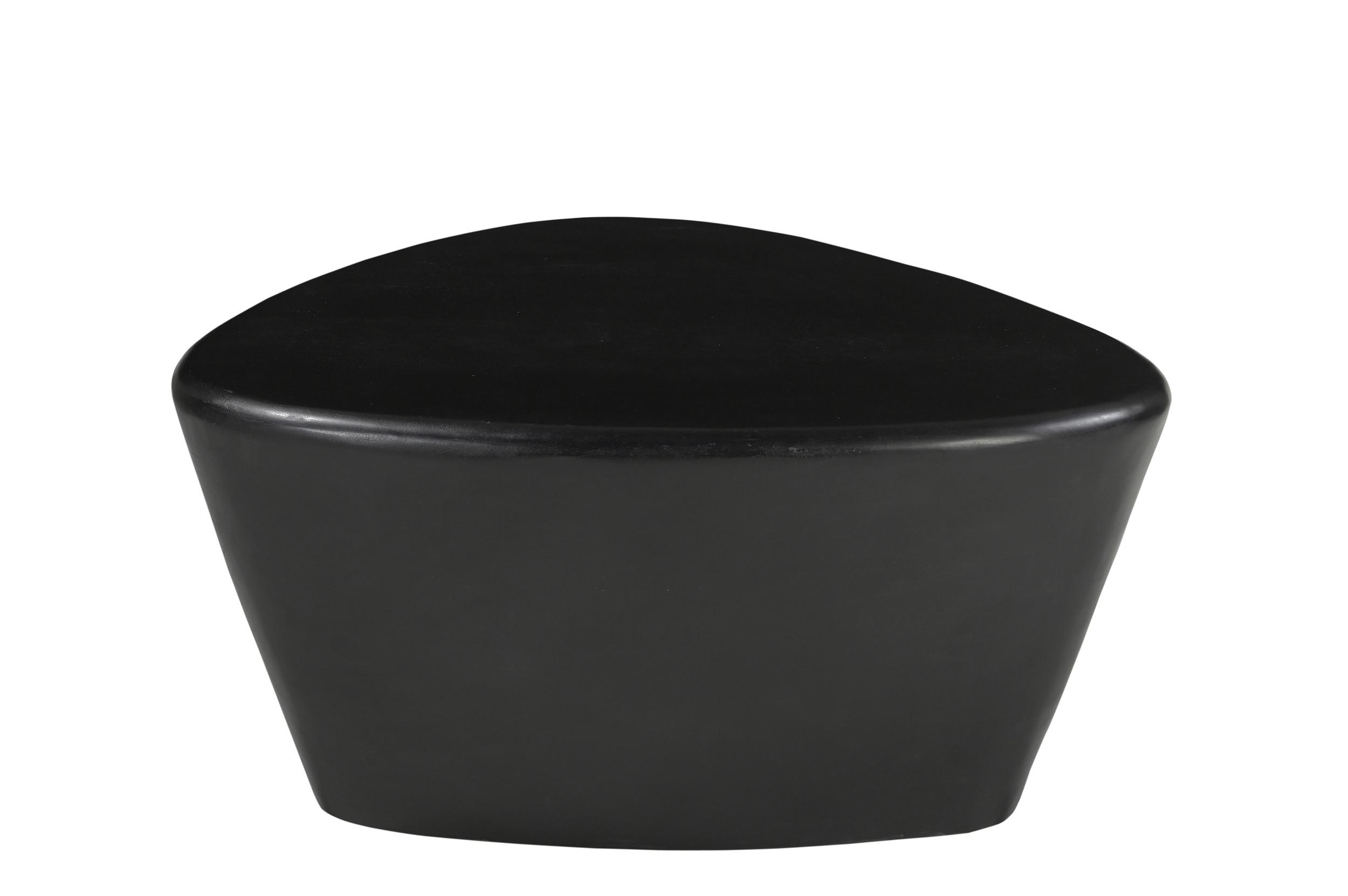 Beistelltisch Schwarz B: 70 cm - Schwarz, Design, Holz (70/53/36cm) - MID.YOU