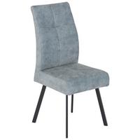 Vierfußstuhl Rab II - Schwarz/Grün, MODERN, Textil/Metall (43/99/48cm) - Ondega