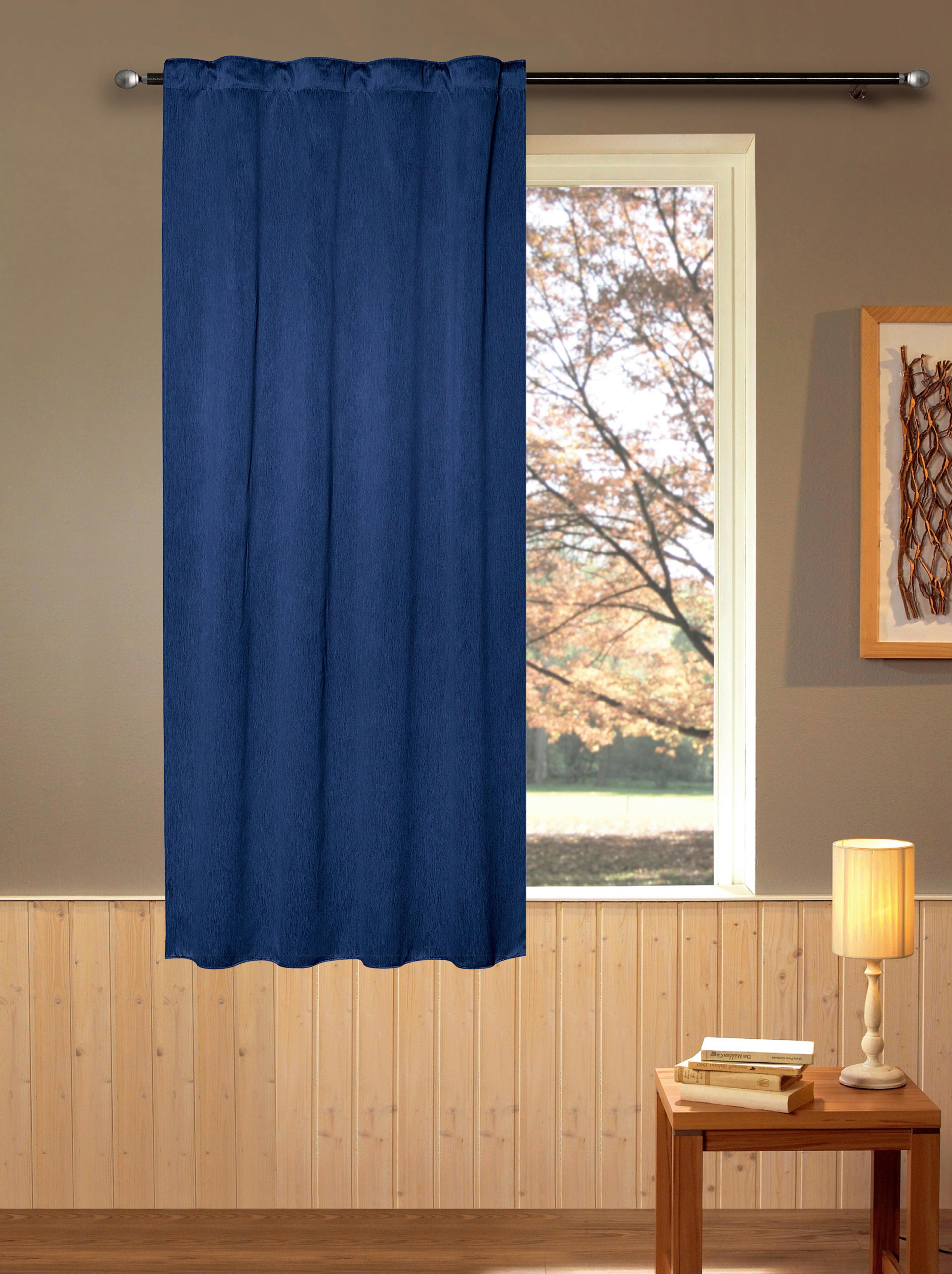 Verdunkelungsvorhang Mara - Blau, ROMANTIK / LANDHAUS, Textil (135/175cm) - James Wood