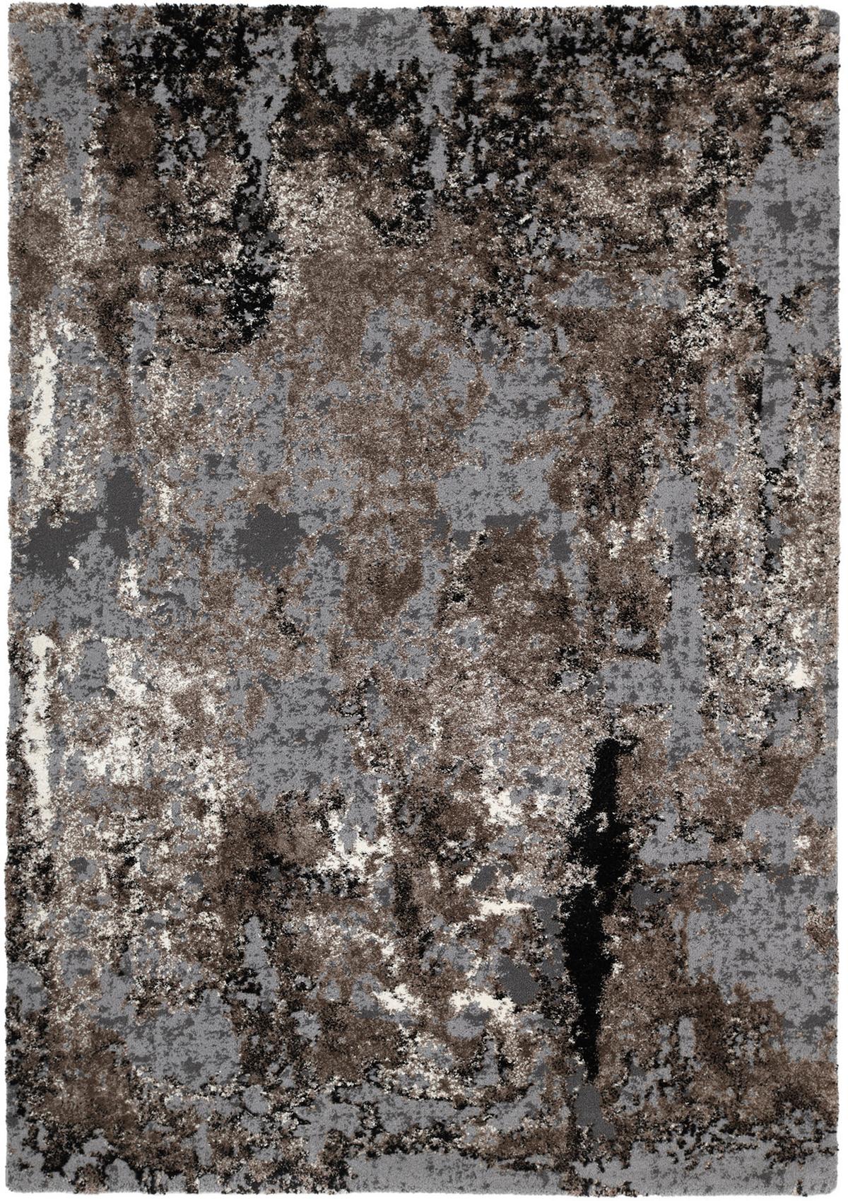Webteppich Braun/Beige Timeline Quantum 140x200 cm - Beige/Braun, Design, Textil (140/200cm) - Novel