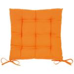 Sitzkissen Jolanda 40x40x5 cm Orange - Orange, MODERN, Textil (40/40/5cm) - Luca Bessoni