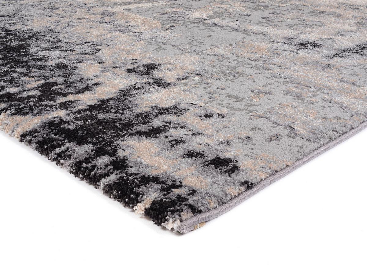 Vintage-Teppich Hellgrau Timeline 240x290 cm - Hellgrau, Design, Textil (240/290cm) - Novel