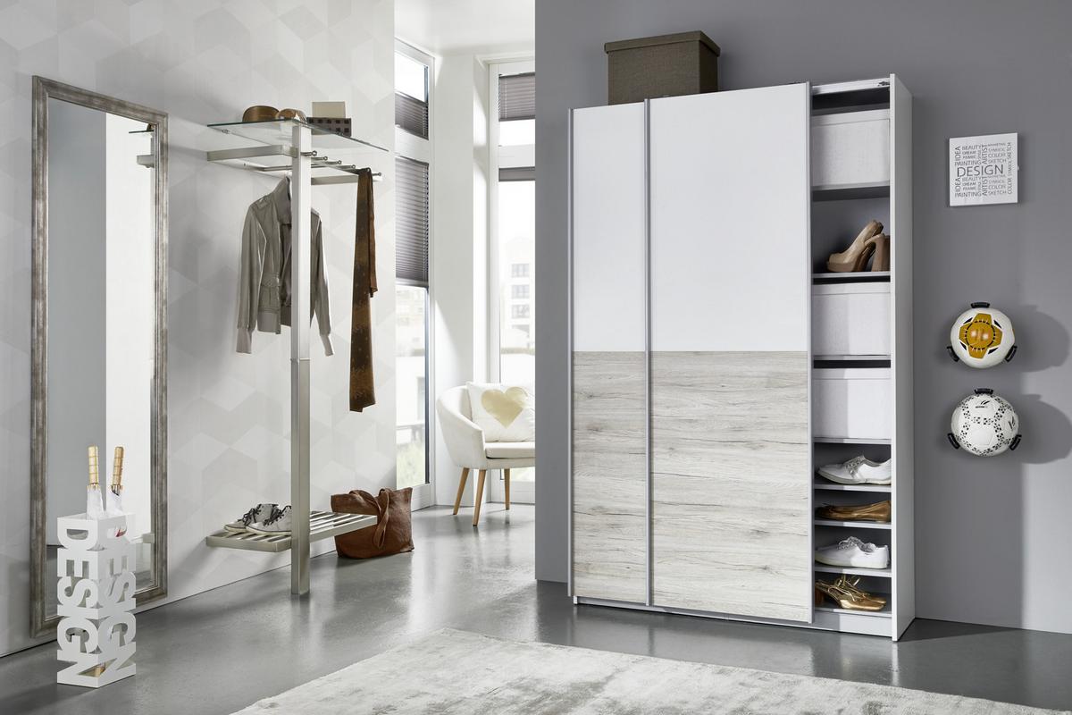 SKŘÍŇKA NA KLÍČE DESIGN BIELA - bílá, Moderní, kov (22/24/5cm)