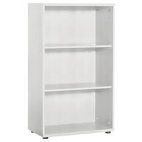 Aktenregal Serie 200 Weiß B 65,1 Cm - Schwarz/Weiß, Basics, Holzwerkstoff (65,1/110,9/34,5cm) - MID.YOU