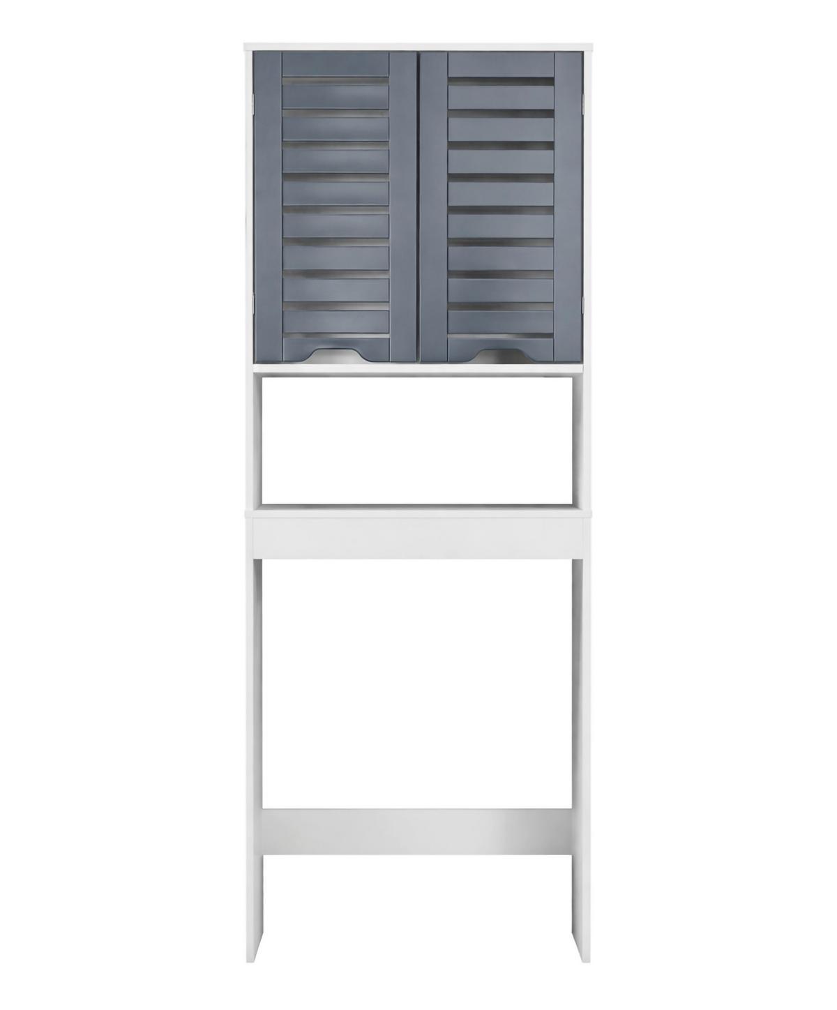 WASCHMASCHINENSCHRANK Flonali Weiß/Anthrazit B: 63cm - Anthrazit/Weiß, Trend, Holzwerkstoff (63/179/23cm) - MID.YOU