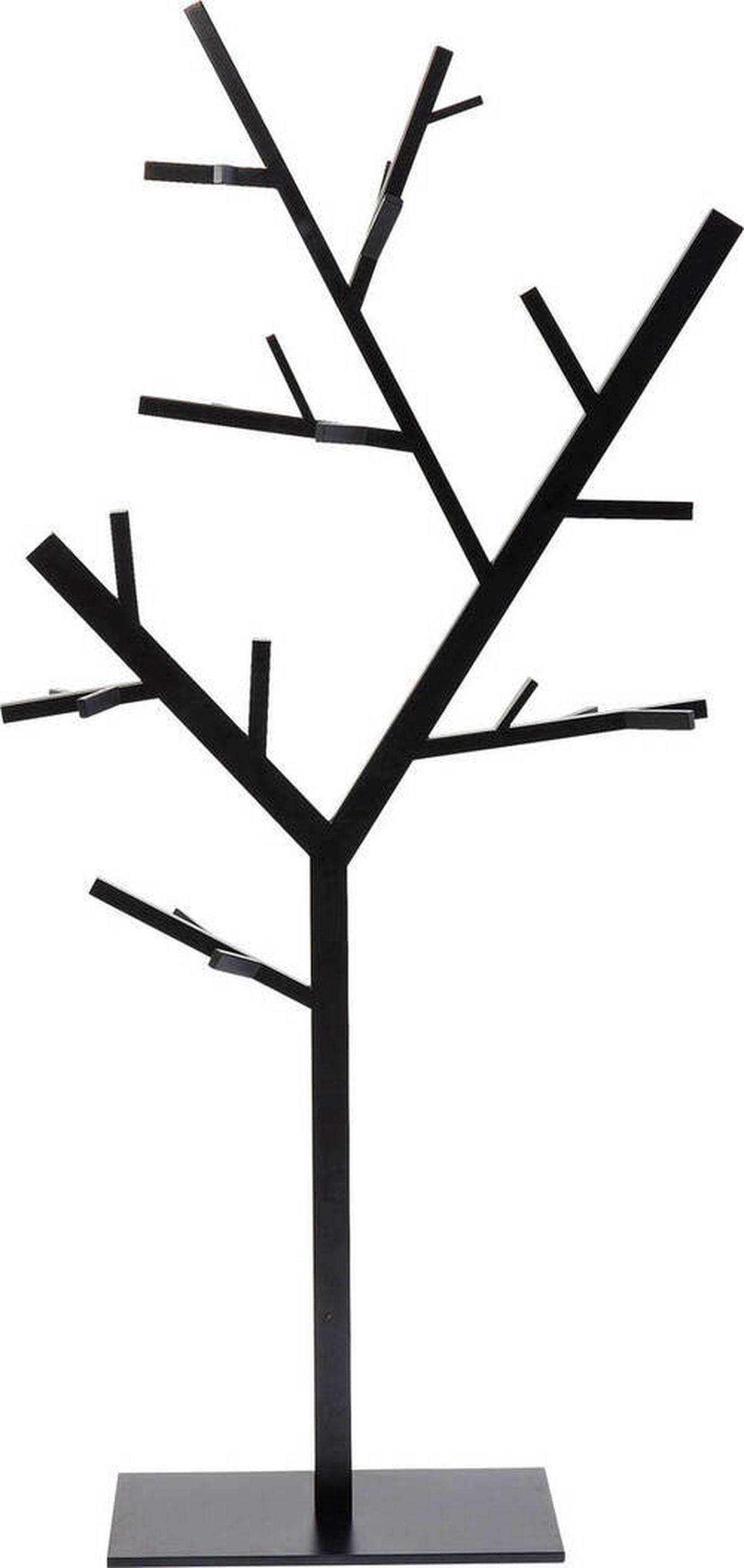 Kleiderständer Technical Tree - Schwarz, Trend, Metall (91/201/30cm) - Kare-Design