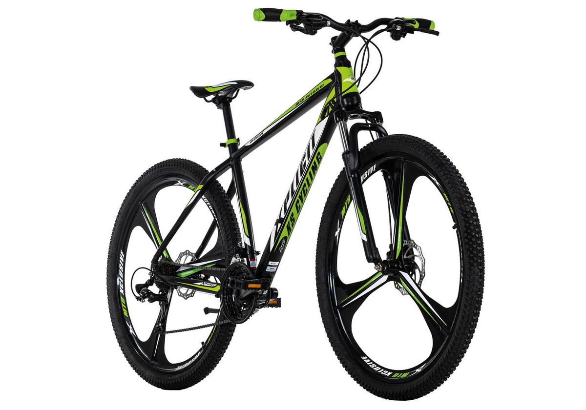 Mountainbike Hardtail 29 Zoll Xplicit 21 Gänge - Schwarz/Grün, Basics, Metall (139/76/21cm) - KS Cycling