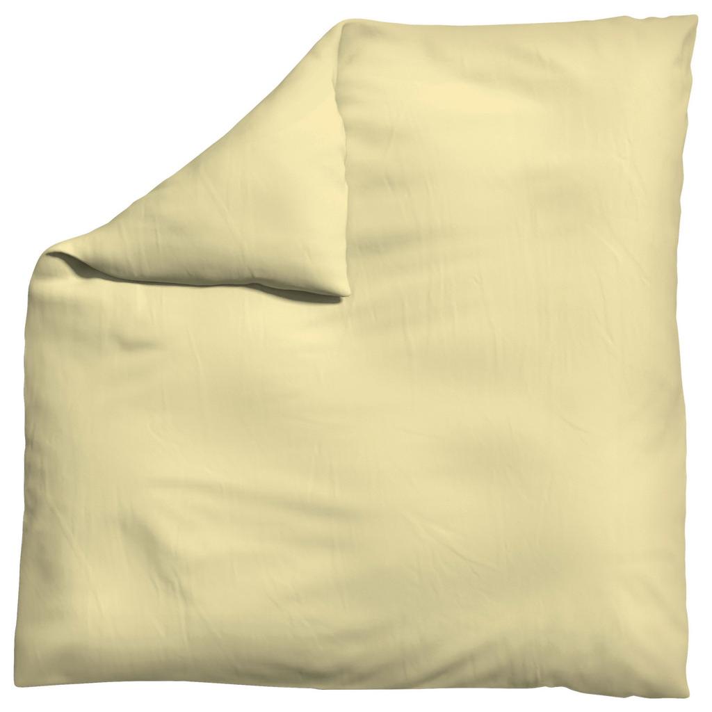 Bettdeckenbezug Knitted Jersey 200x200cm Gelb