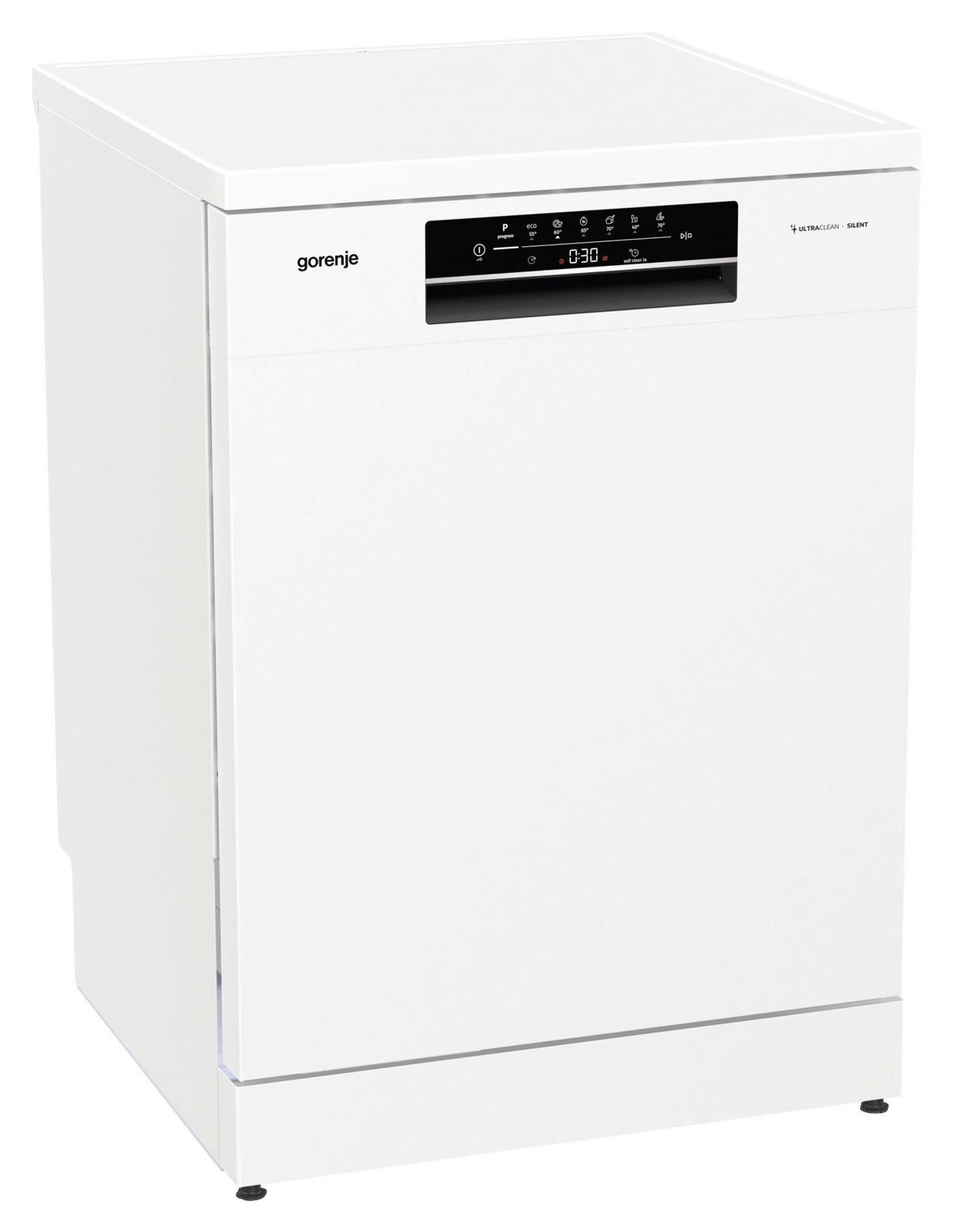 Geschirrspüler Gs642e90w B: 59,9 Cm Freistehend Weiß - Weiß, Basics, Kunststoff/Metall (59,9/84,5/59,7cm) - Gorenje