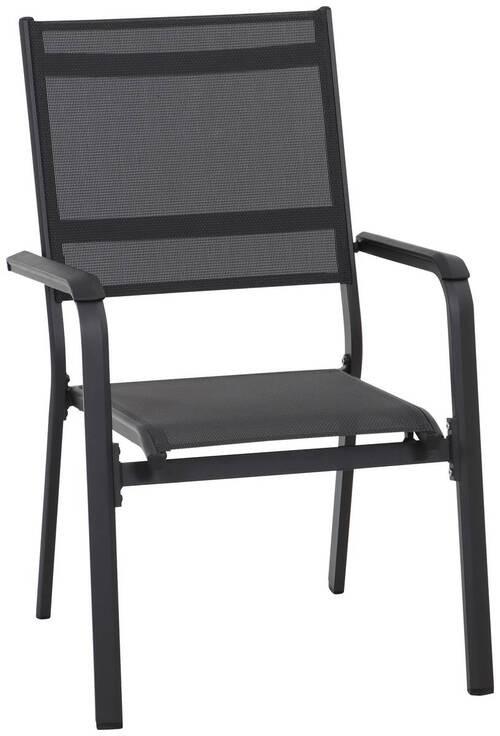 Gartensessel Stapelbar Tesoro Aluminium/textil