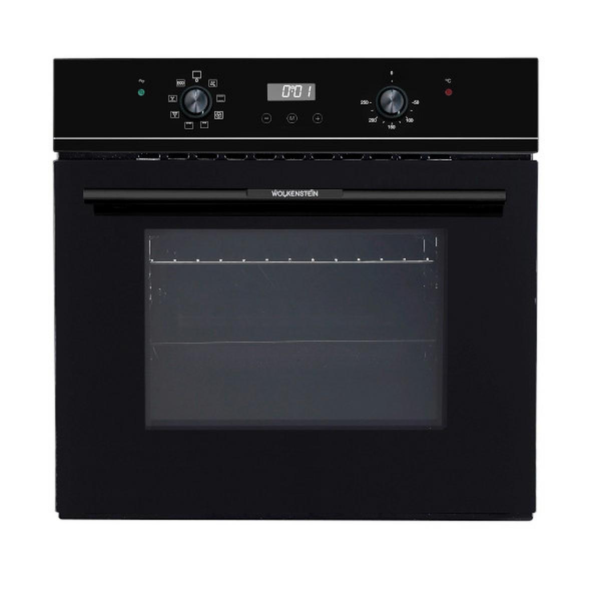 Backofen Wmo 90 Schwarz B: 59,5 Cm - Schwarz, KONVENTIONELL, Glas/Metall (59,5/59,5/55cm) - Wolkenstein