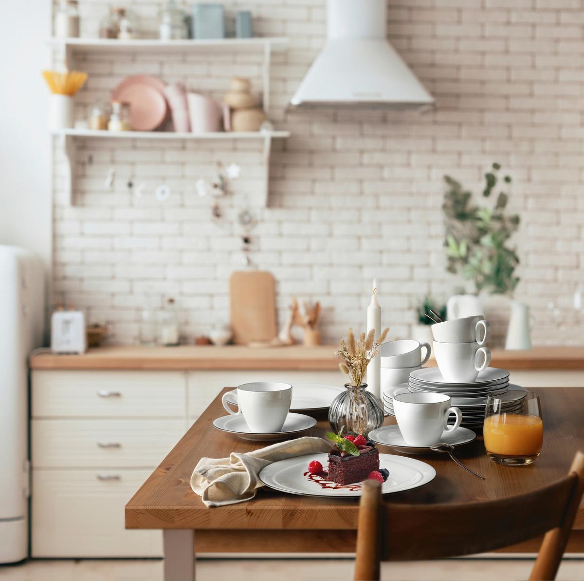 Kaffeeservice Trio - Weiß Hochglanz, Basics, Keramik (4,841kg) - Seltmann Weiden