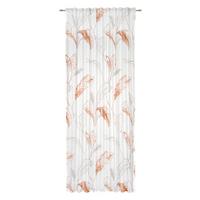 Fertigvorhang Luana - Braun/Weiß, LIFESTYLE, Textil (140/245cm) - Story of Nature