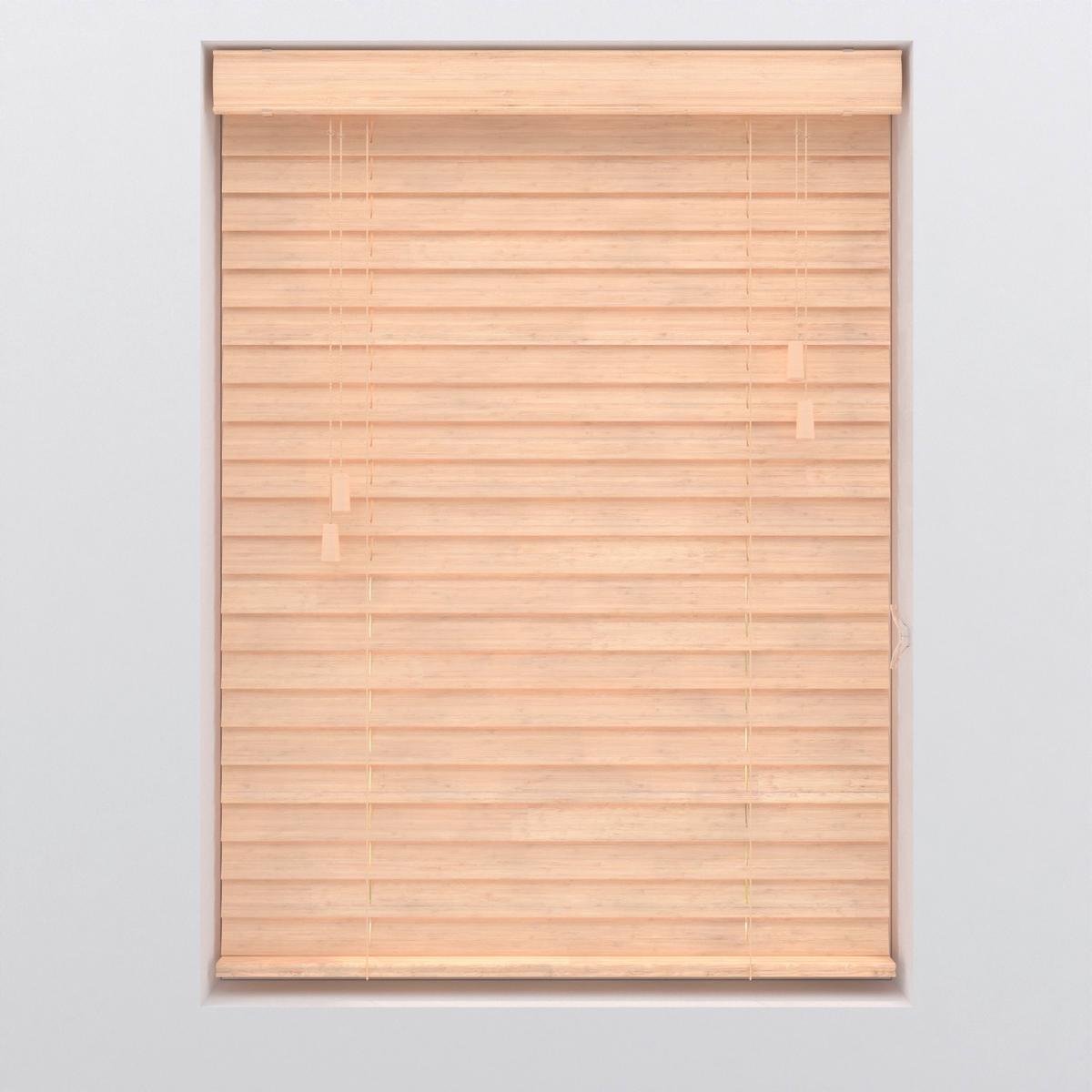 Jalousie Venetian 180x175 Cm Mit Schnurzug - Naturfarben, Natur, Holz (180/175cm)