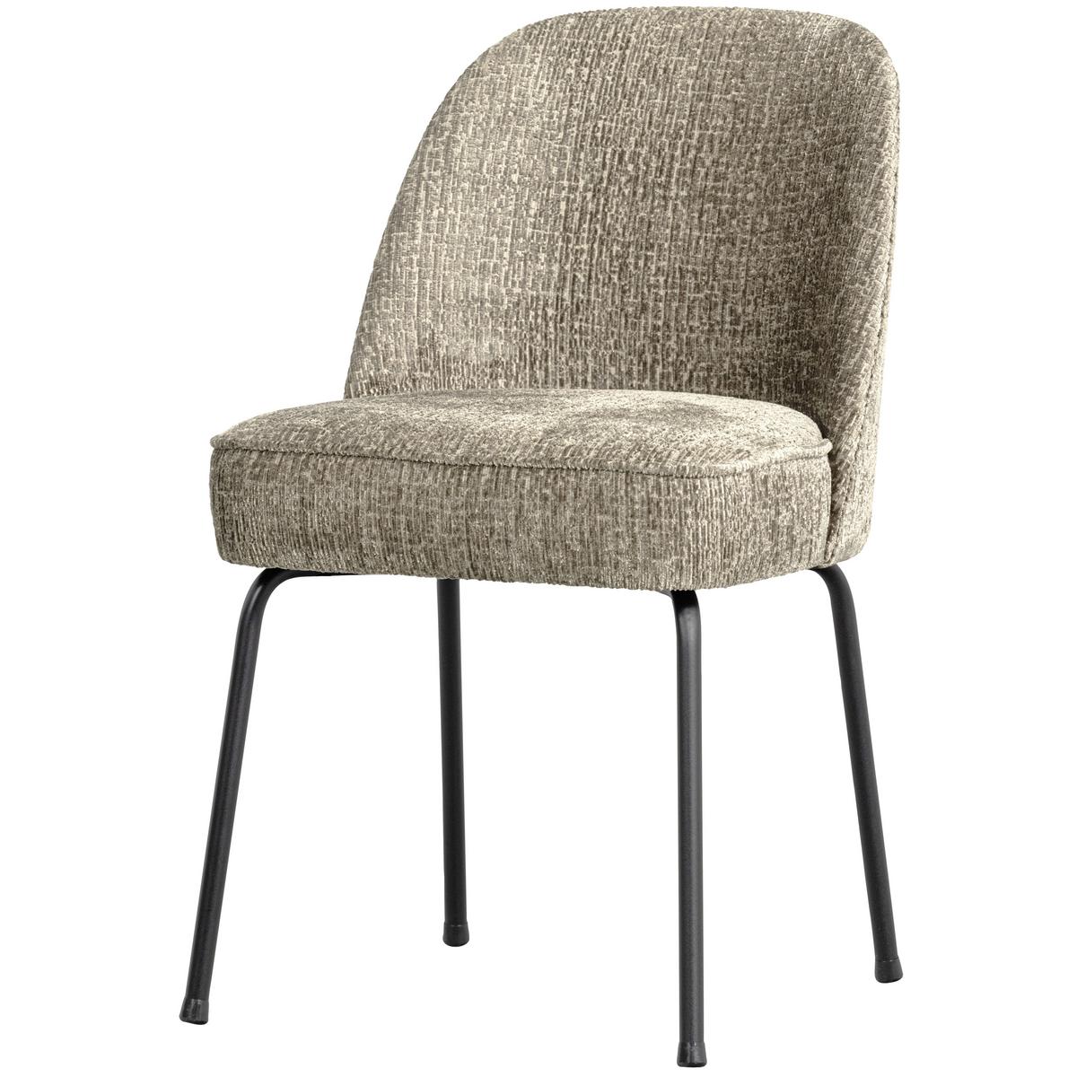 Stuhl-Set Vogue Naturfarben/Hellgrau B: 50cm - Hellgrau/Schwarz, MODERN, Textil/Metall (50/83/57cm) - Livetastic