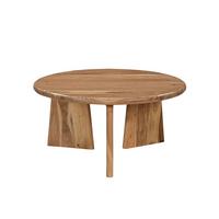 COUCHTISCH Akazie Natur B: 90cm - Naturfarben, Design, Holz (90/90/44cm) - MID.YOU