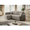 Ecksofa Hadson Beige S: 150x206 Cm - Beige/Schwarz, Design, Textil (150/206cm) - P & B