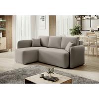 Ecksofa Hadson Beige S: 150x206 Cm - Beige/Schwarz, Design, Textil (150/206cm) - P & B