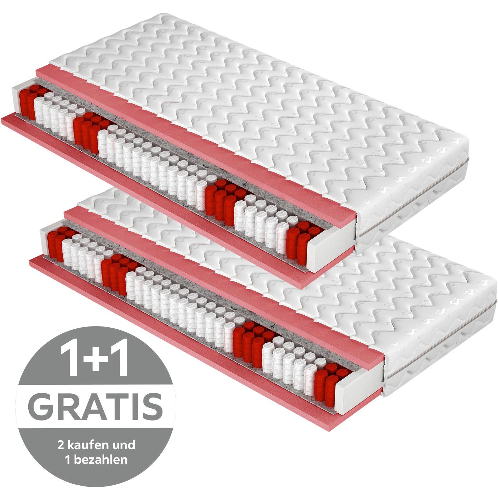 Taschenfederkernmatratze Pocket Plus 80x200 H2 H: 16 cm