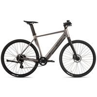 E-citybike 28 Zoll Stahlgrau - Silberfarben, MODERN, Metall (180/70/100cm)