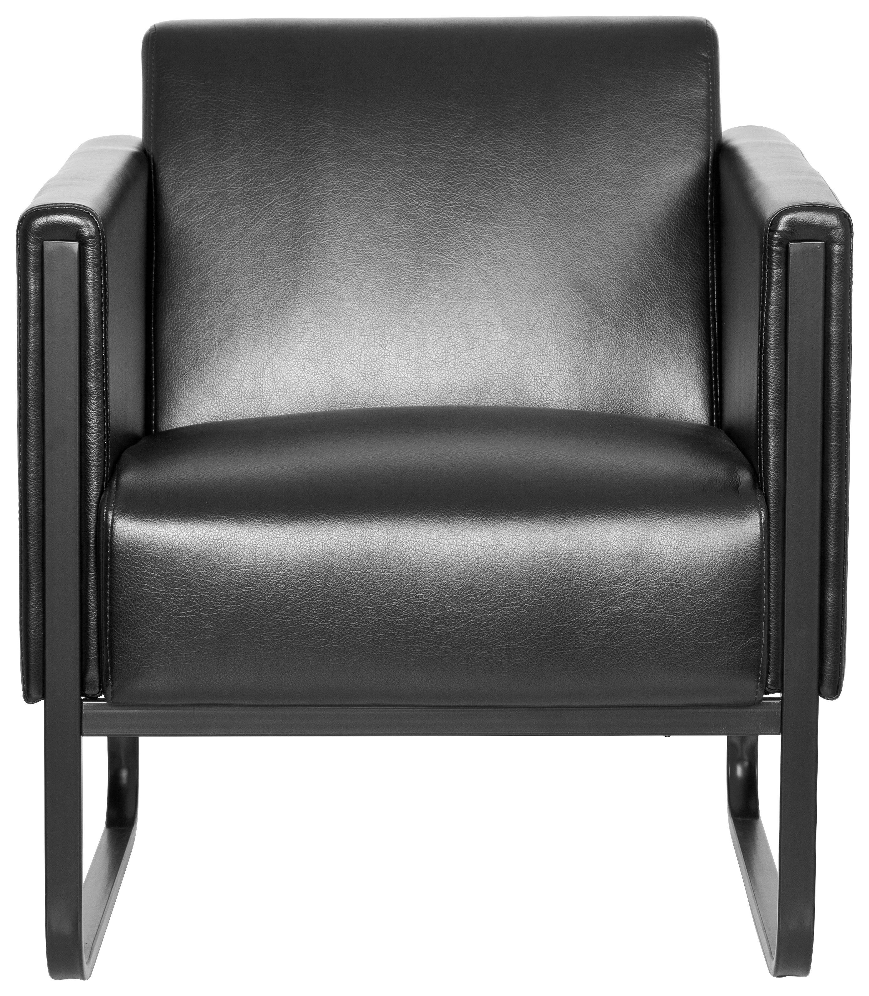 Sessel Bali Black - Schwarz, MODERN, Textil (67/78/71cm) - MID.YOU