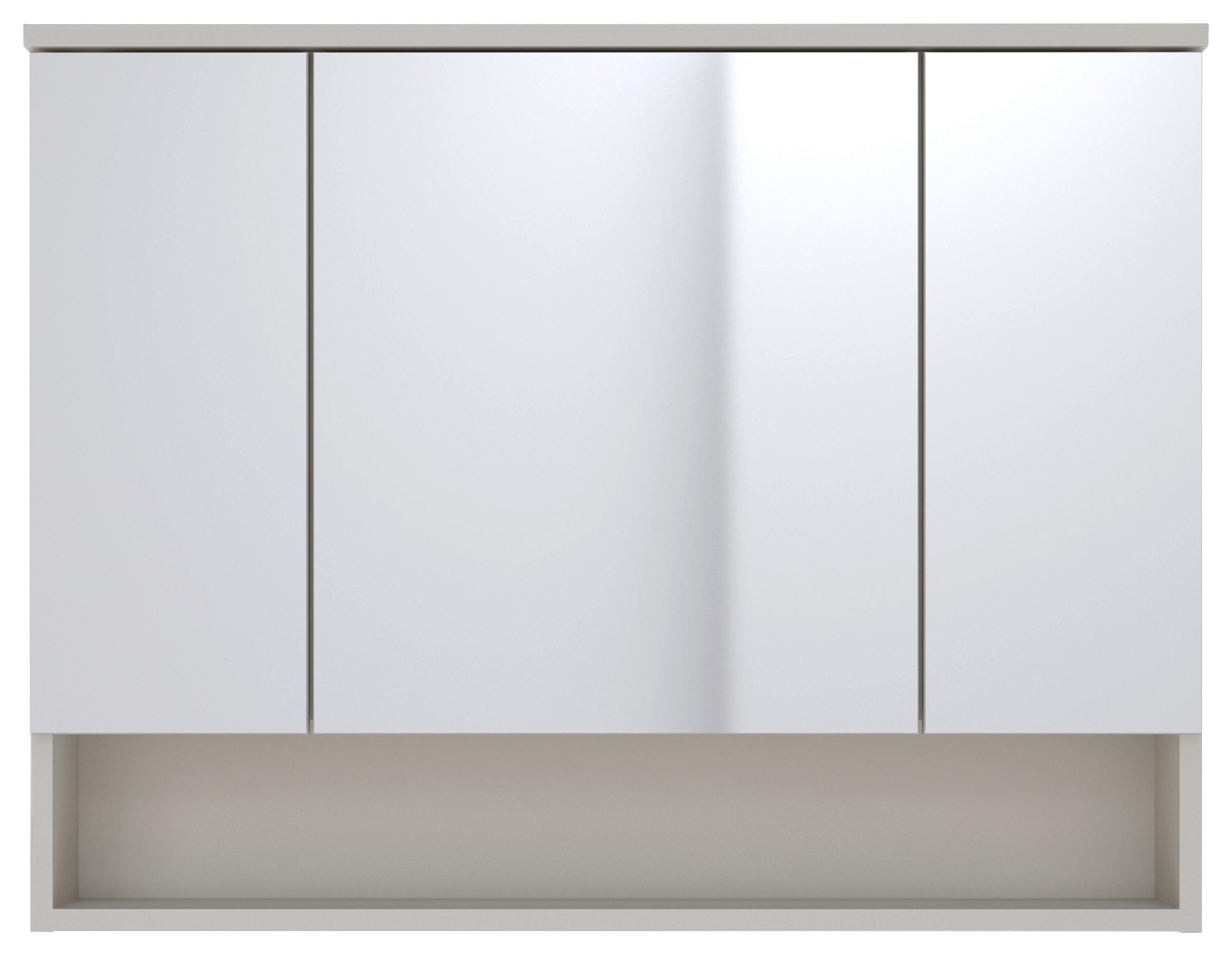 BADEZIMMERSPIEGEL Empoli, Kaschmir B: 83,2 cm - Kaschmir, MODERN, Glas/Holzwerkstoff (83,2/64/16,3cm)
