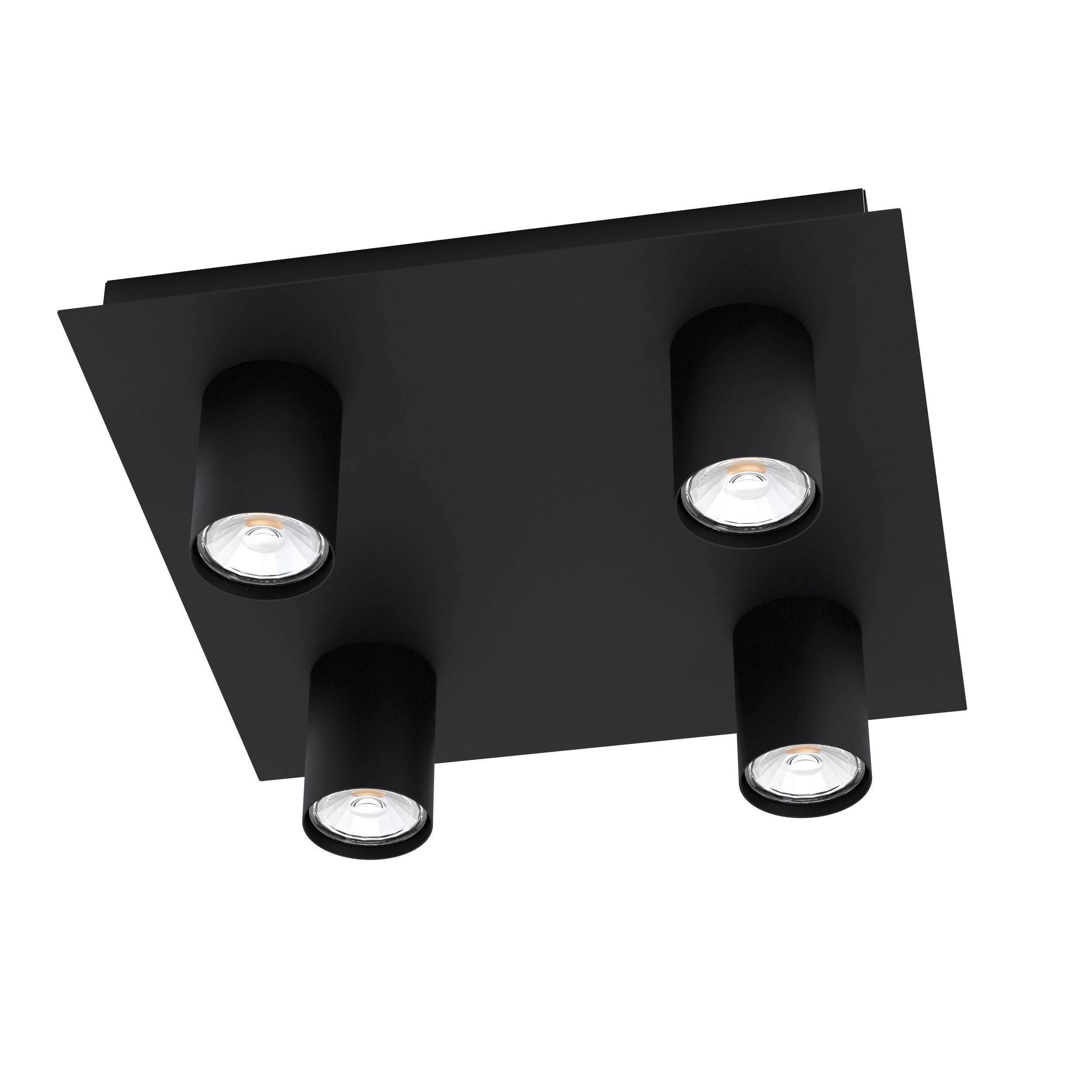 LED-Strahler 99516* Valcasotto - Schwarz, Design, Metall (32/32/10cm) - Eglo
