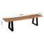 Sitzbank Gaya B: ca. 180cm - Schwarz/Akaziefarben, Design, Holz (180/45/40cm) - Livetastic Sitzbank Gaya B: ca. 180cm - Schwarz/Akaziefarben, Design, Holz (180/45/40cm) - Livetastic