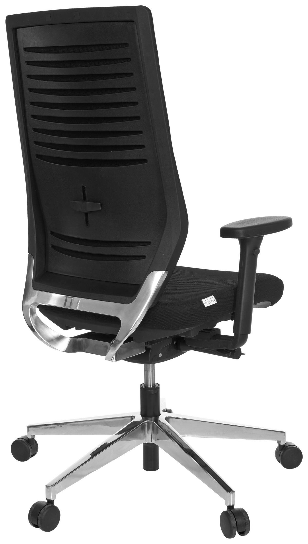 Drehstuhl Pro-Tec 700 Schwarz - Chromfarben/Schwarz, MODERN, Kunststoff/Textil (60/123/53cm) - MID.YOU