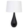 Tischleuchte 4112239 Vase - Schwarz, Design, Holz (40/64cm)