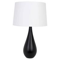 Tischleuchte 4112239 Vase - Schwarz, Design, Holz (40/64cm)