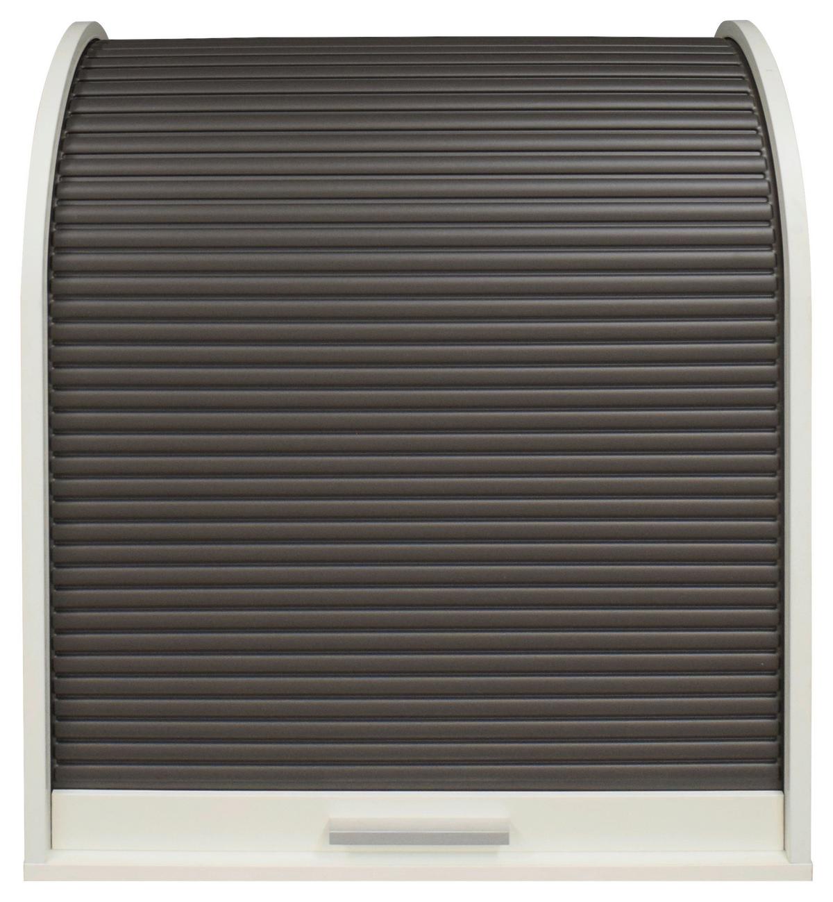 Aktenschrank Weiß/graphitfarben B: 69 Cm - Graphitfarben/Weiß, MODERN, Holzwerkstoff (69/85/44cm) - Livetastic