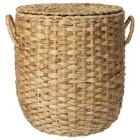 Koš MILA, V: 35 cm - přírodní barvy, Moderní, kov/přírodní materiály (32/29/35cm) - Mömax