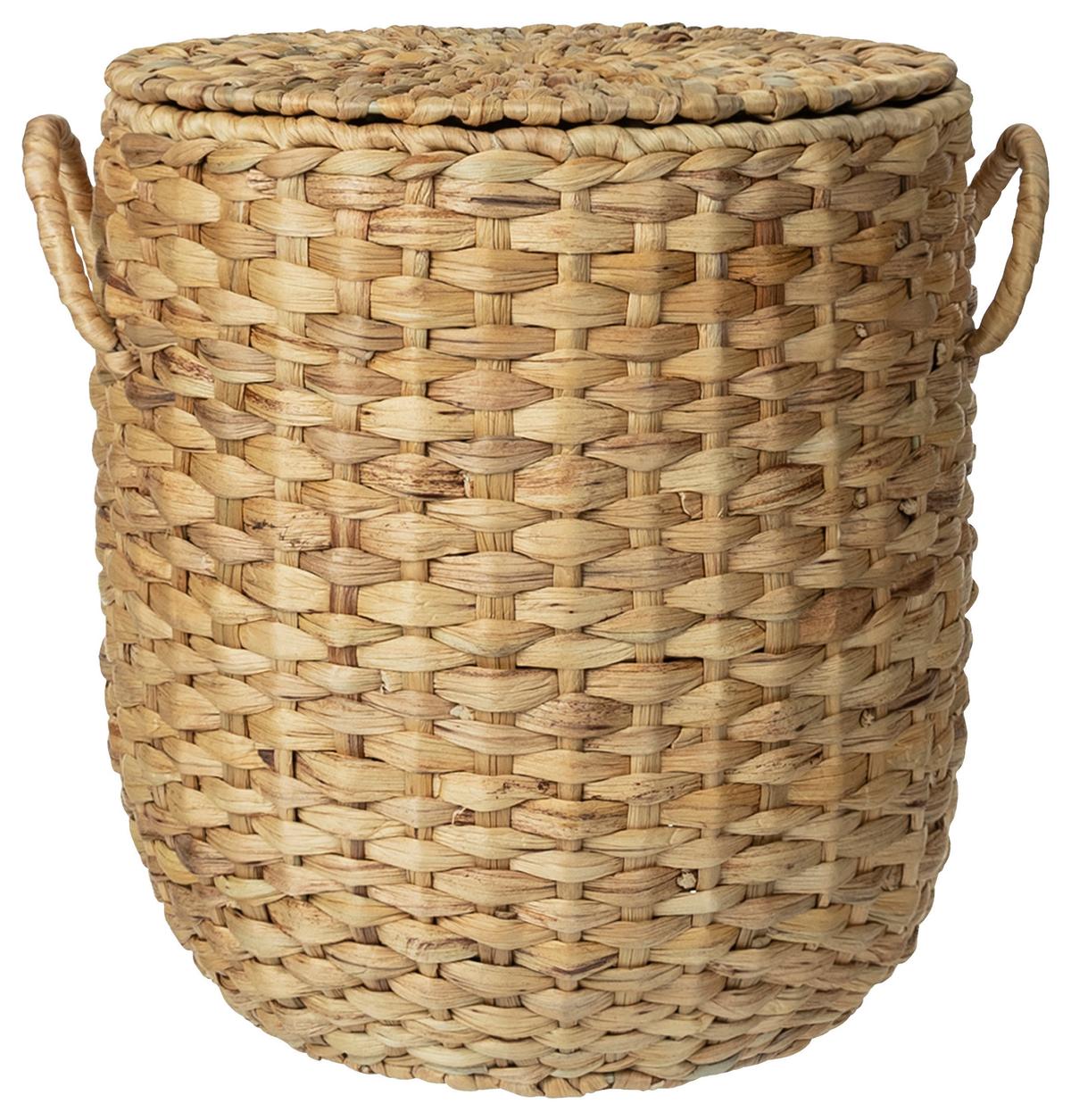 Koš MILA, V: 35 cm - přírodní barvy, Moderní, kov/přírodní materiály (32/29/35cm) - Mömax