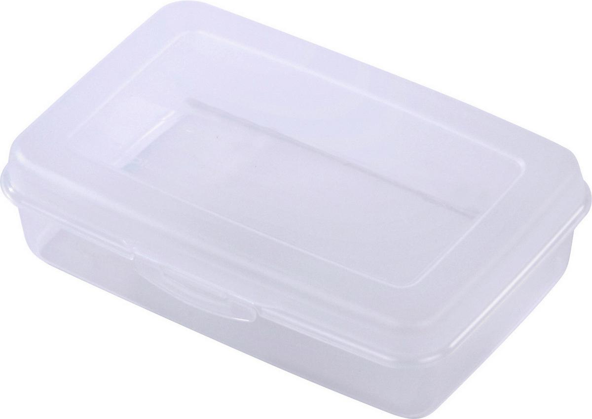 Jausenbox In Verschiedenen Farben Ca. 19/12,8/5 Cm - Blau/Klar, KONVENTIONELL, Kunststoff (19/12,8/5cm)