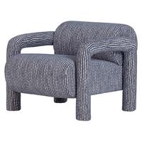 SESSEL Lenny Graublau B: 76cm - Graublau, MODERN, Textil (76/65/82cm) - Livetastic