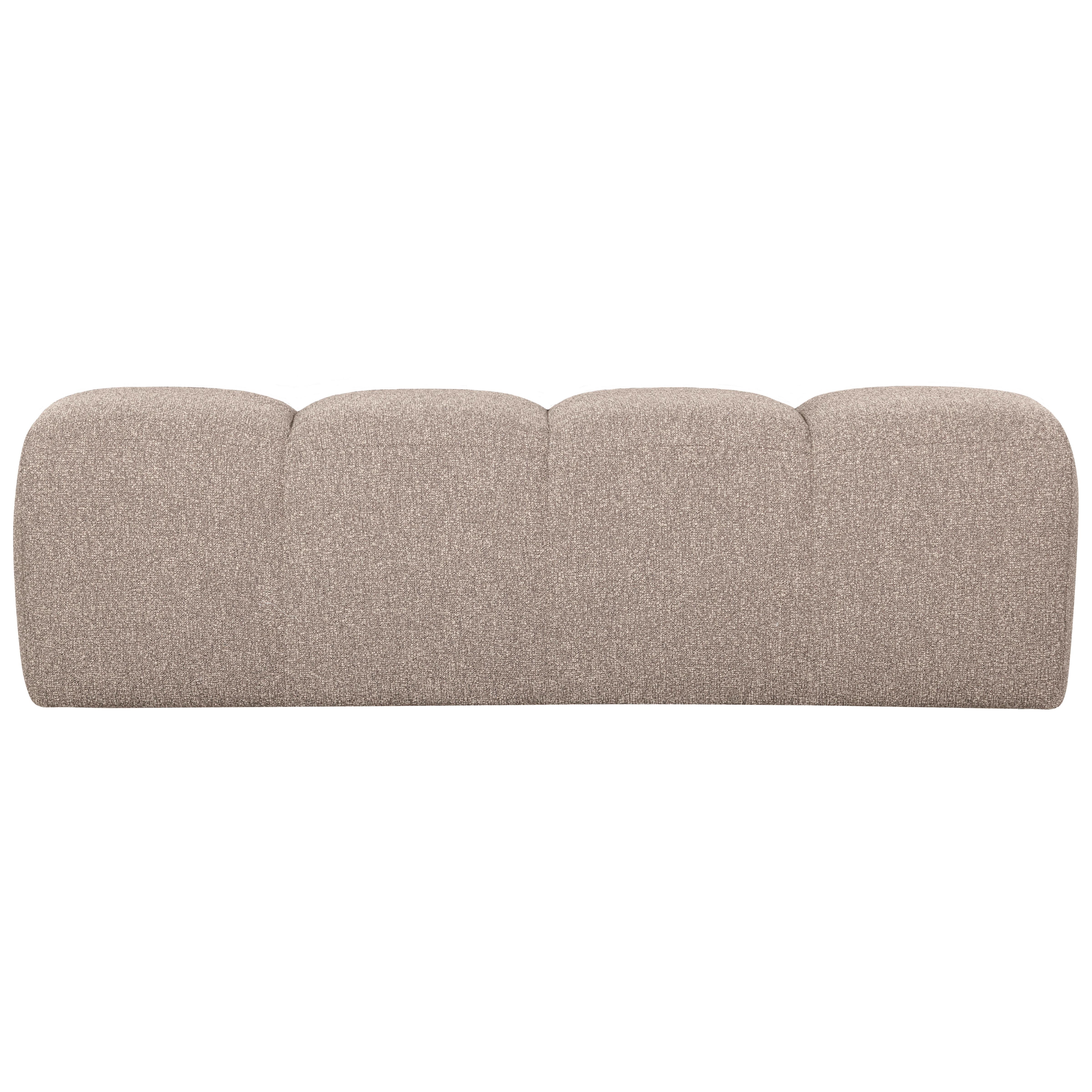 Sitzbank Mojo Beige B: 164 Cm - Beige, Design, Textil (164/49/45cm) - Livetastic