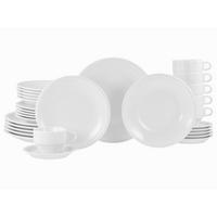 Kombiservice Milano 30-tlg. Keramik, Weiß - Weiß, Basics, Keramik - Creatable