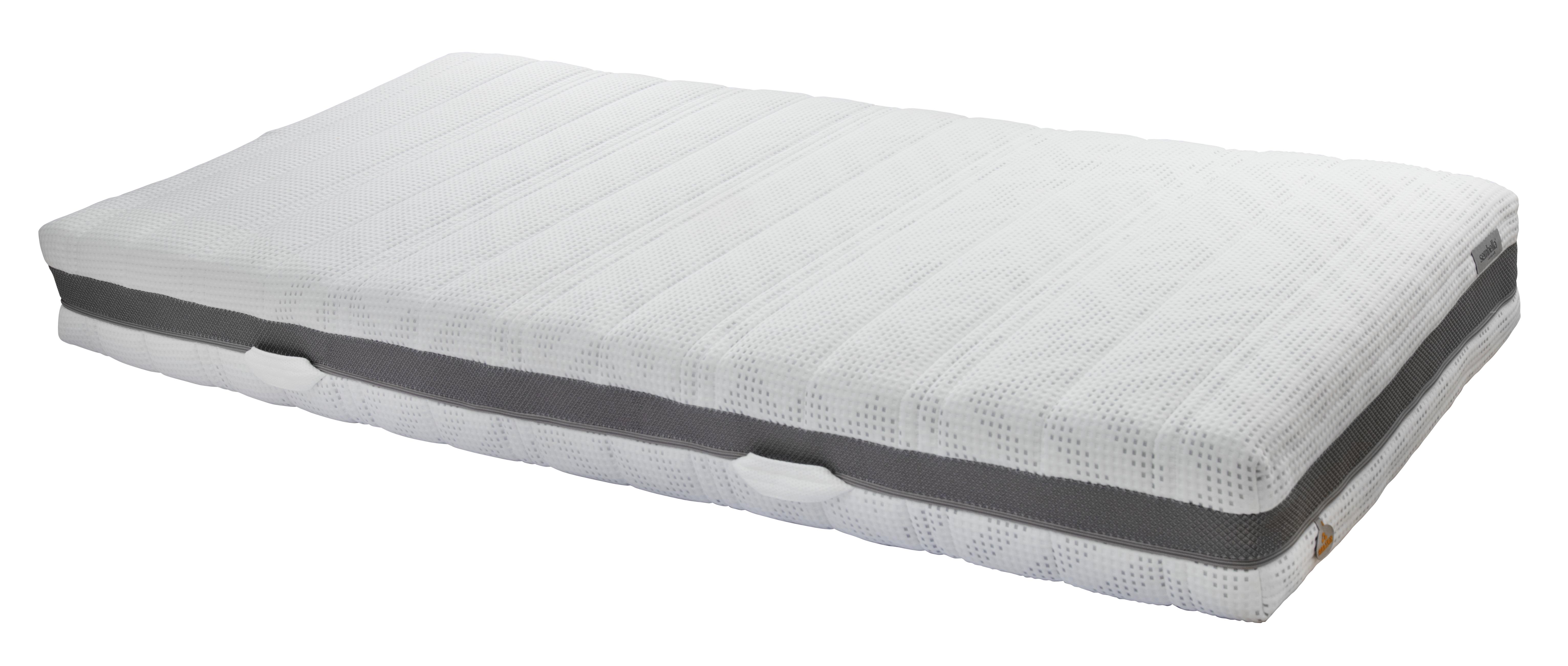 Gelschaummatratze Phoenix 90x200 Cm H3 H: 20 Cm - Weiß, Textil (90/200cm) - Sembella