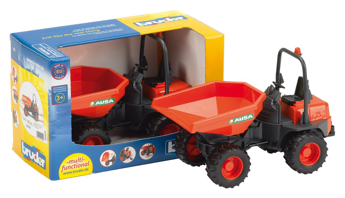 Bruder Minidumper AUSA 02449 - Schwarz/Orange, Kunststoff - Bruder