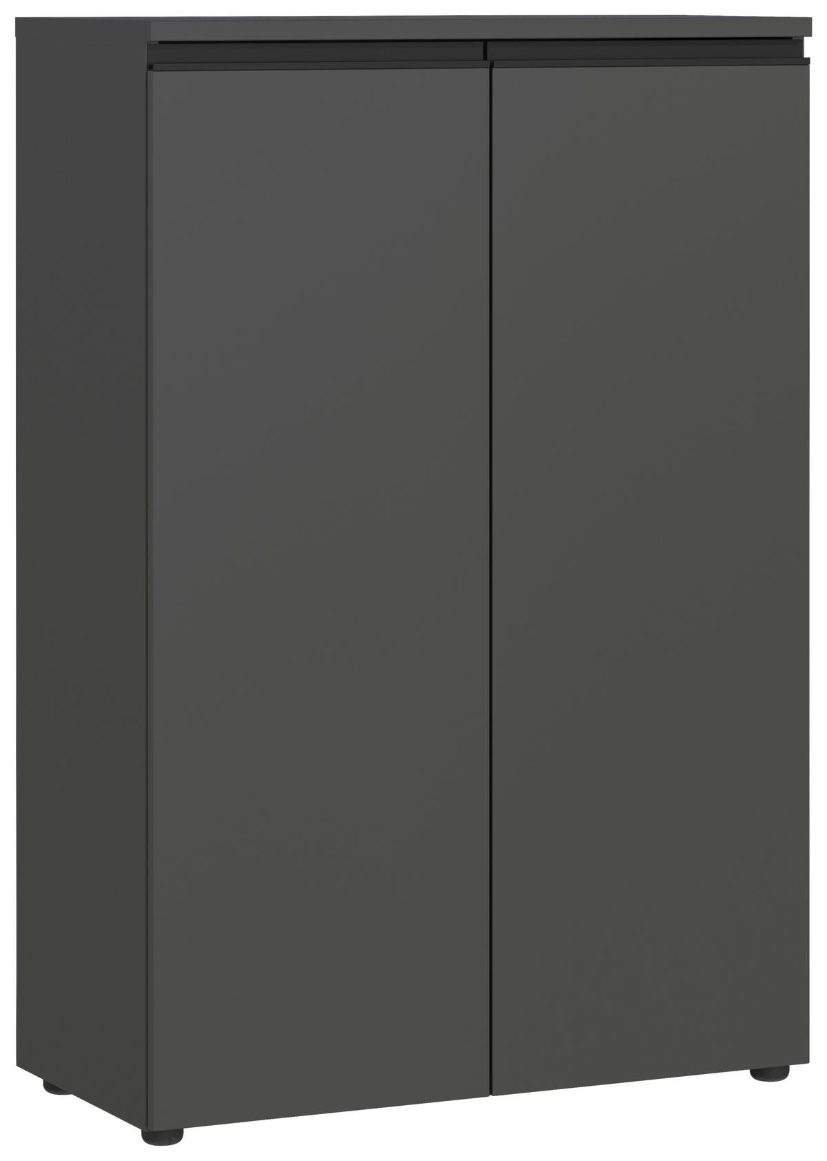 Aktenschrank Bedano Graphitfarben B: 81cm - Graphitfarben, MODERN, Holzwerkstoff (81/120/40cm) - Germania
