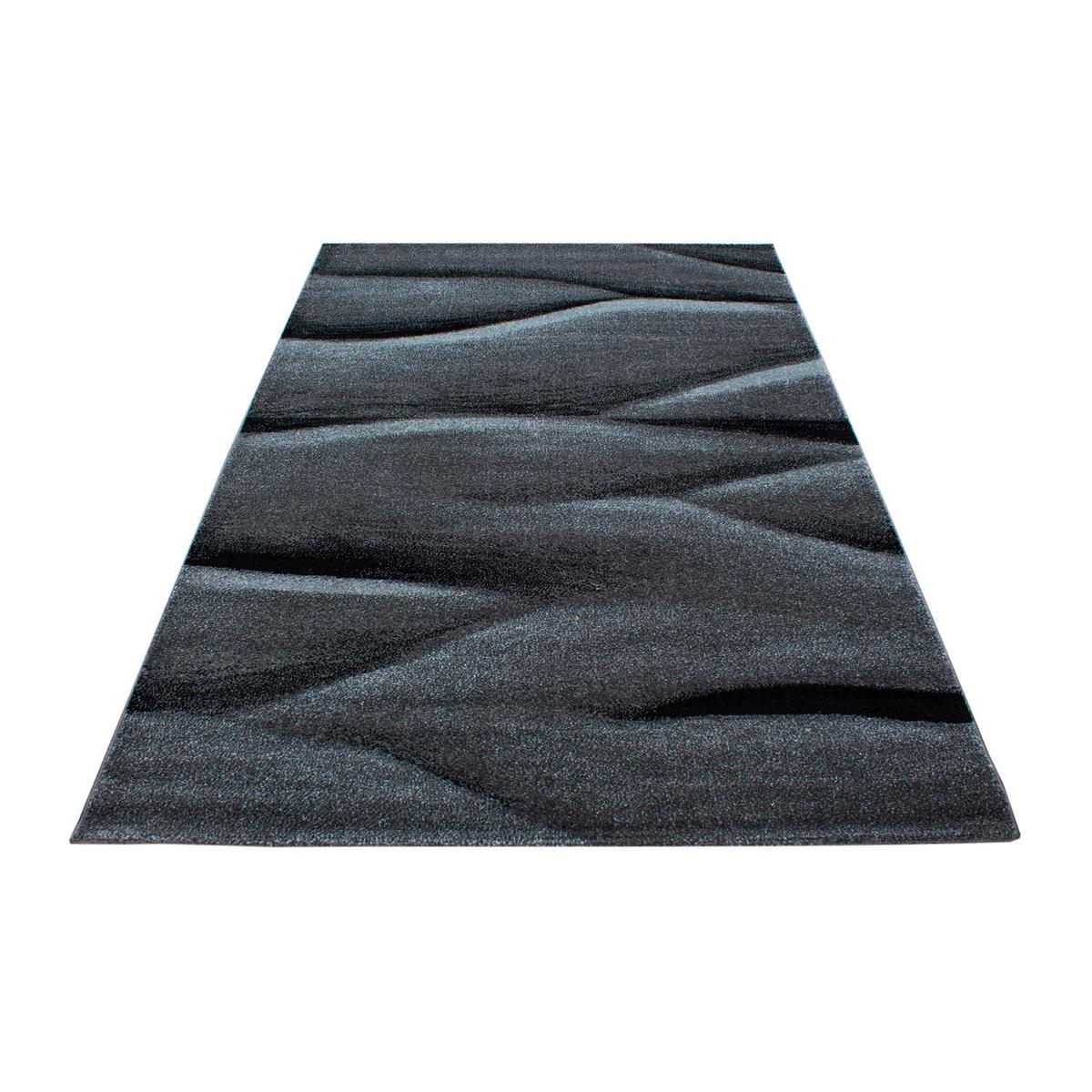 Webteppich Lucca - Schwarz, Trend, Textil (80/250cm) - Novel