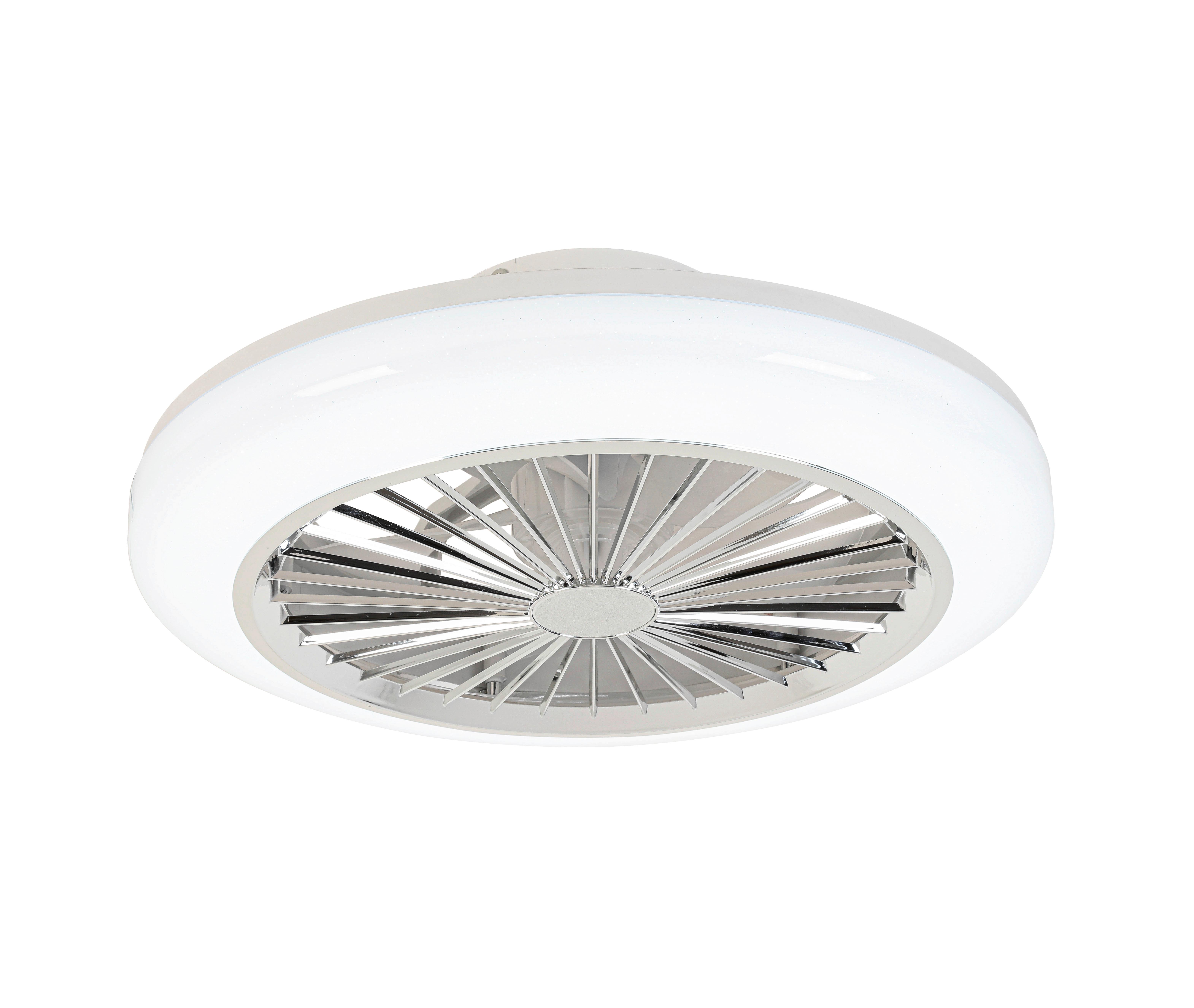 STROPNÍ LED SVÍTIDLO TUIO - bílá/barvy chromu, Moderní, plast (46/16cm) - Mömax