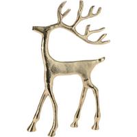 Dekoračný jeleň SPARK DEER - zlatá, Basics, kov (20/6/31cm)